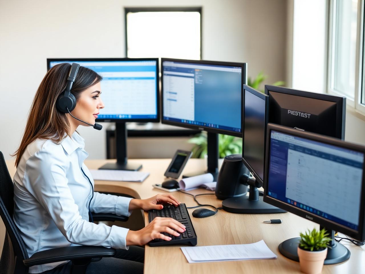 Dispatch coordinator handling incoming service calls
